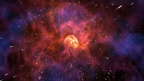 Nebula Sphere  Hyperspace 4K FREE Space Overlay Background Video stock 168351352