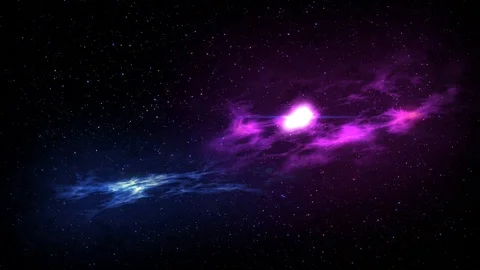 Nebula star field. Space background Stock Footage 96100192