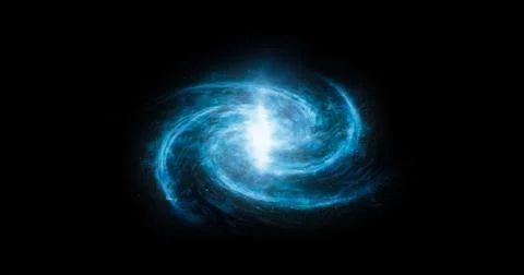 Nebula is a starry space. Model of galaxy structure. The structure of our uni Stock-Illustration