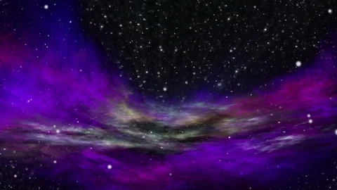 Nebula, Stars and Space Clouds, Travelling through the Cosmos Stock Footage 87489328