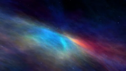 Nebula, Stars and Space Clouds, Flying through the Cosmos Stock Footage 87960233