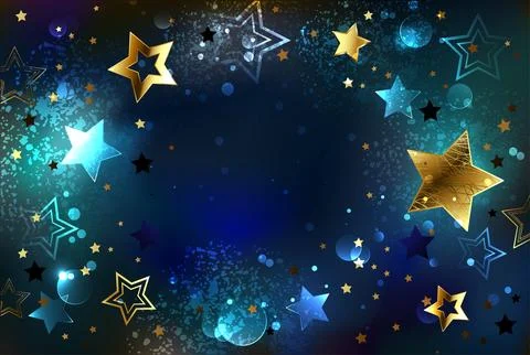 Nebula with stars Stock Illustration