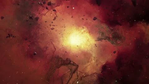 Nebula Tube to the Planet Loop Stock Footage 160239902