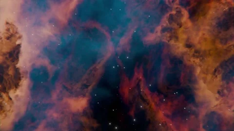 Nebula in the universe Vídeo Stock 309966324