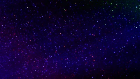 Nebula. Vj. Dj. Glittering multicolored dots on a dark background. B roll Stock Footage 166578042
