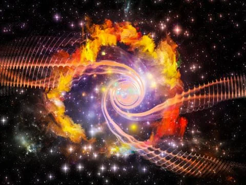 Nebula Vortex Illustrazione stock