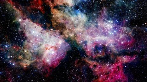 Nebulae and galaxies. Elements of this Image Furnished by NASA Stock Photos