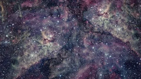 Nebulae and galaxies. Elements of this Image Furnished by NASA 스톡 사진