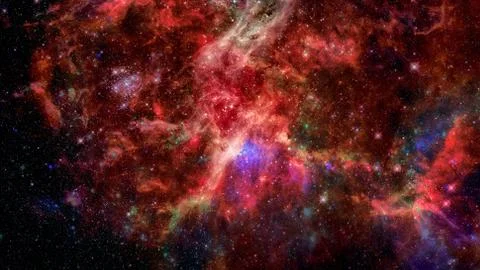 Nebulae and galaxies. Elements of this Image Furnished by NASA Stock Photos