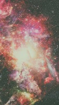 Nebulae and galaxies. Elements of this Image Furnished by NASA Stock Photos