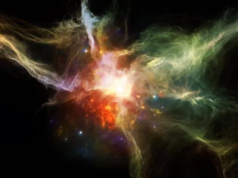 Nebulae Arrangement Illustration
