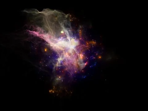 Nebulae Evolution Stock Illustration