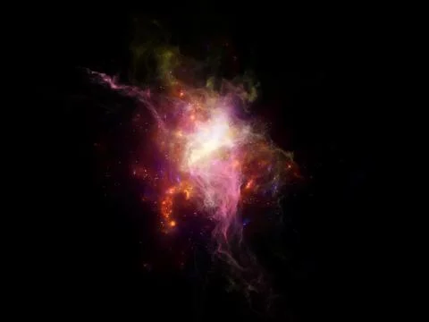 Nebulae Evolution Stock Illustration