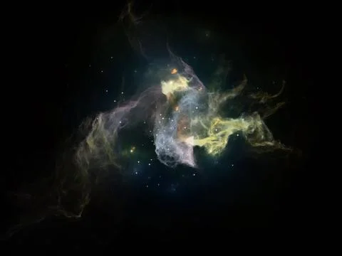 Nebulae Evolution Stock Illustration