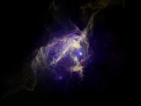 Nebulae Evolution Stock Illustration