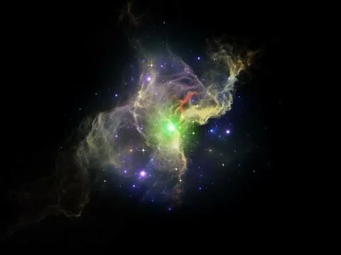 Nebulae Evolution Stock Illustration