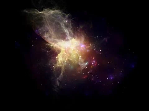 Nebulae Evolution Stock Illustration