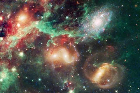 Nebulae an interstellar cloud of star dust. Foto stock