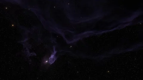 Nebulae in the night sky of outer space Stock Footage 220905761