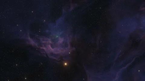 Nebulae in the night sky of outer space Stock Footage 220905897
