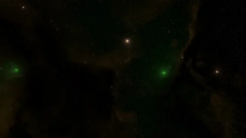 Nebulae in the night sky of outer space,8k video Stock Footage 219979958