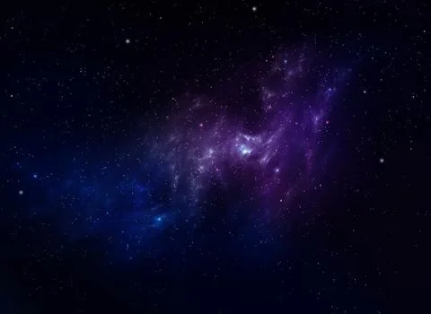 Nebulae, space background Stock Illustration
