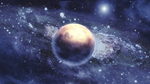 Nebulae space scene - backgroundvideo Video stock 43624176