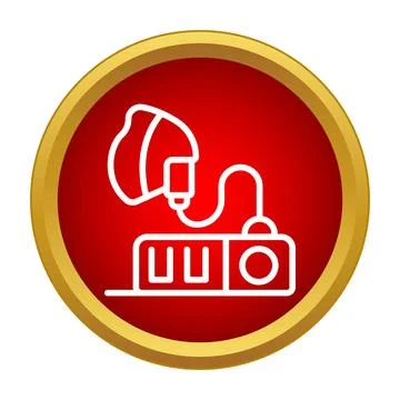 Nebulizer machine with mask icon for breathing therapy Stock Illustration