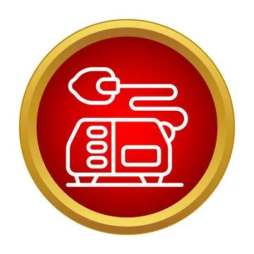 Nebulizer machine with mask providing breathing therapy icon Stock Illustration