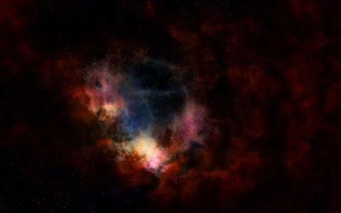 Nebulosity - big background Stock Illustration