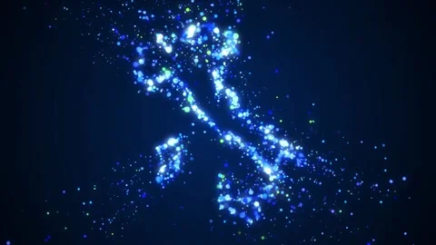 Nebulous Abstract Motion Blue Magic Twinkle Italy Map Dotted Lines Silhouette Stock Footage 245542967