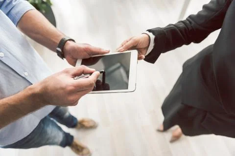 Necessary gadget for work in office Stock Photos