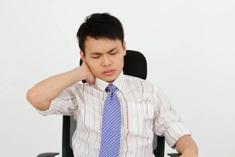 Neck ache Stock Photos