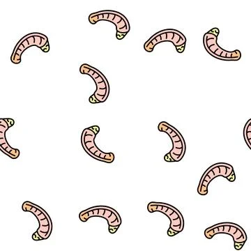 Neck chicken vector seamless pattern Stock Illustration