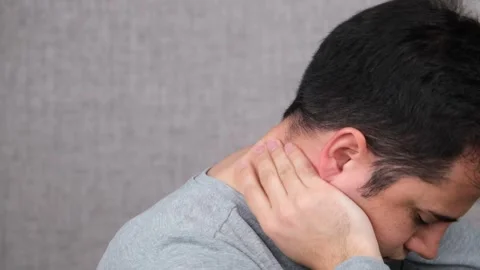 Neck chronic inflammation Stock Footage 264745171