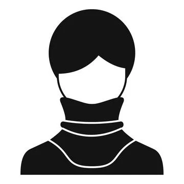 Neck damage icon simple vector. Bandage accident Stock Illustration