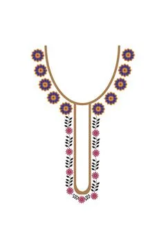 Neck design vector Stock Illustration