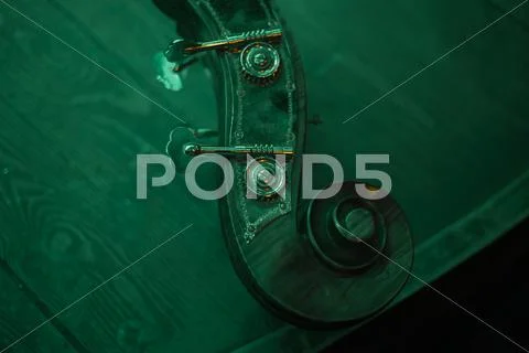 Neck of lay cello Stock Photos