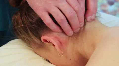 Neck Massage Stock Footage 63136926