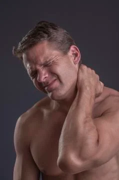 Neck pain Stock Photos