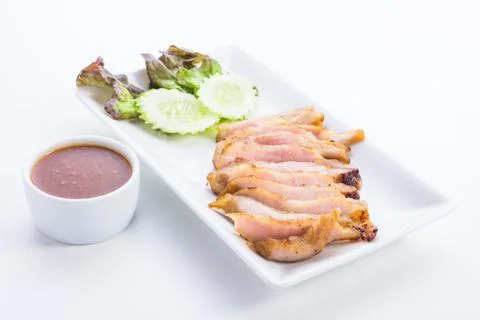 Neck pork Stock Photos