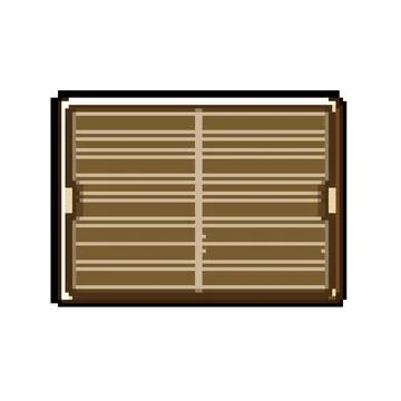 Neck silicone baking mat pixel art vector illustration 스톡 일러스트
