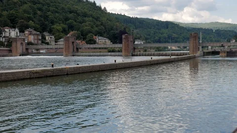 The Neckar River Stock Footage 111516654