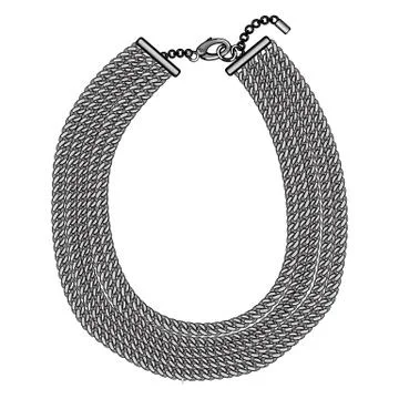 Necklace Accessory vector design template Stock Illustration