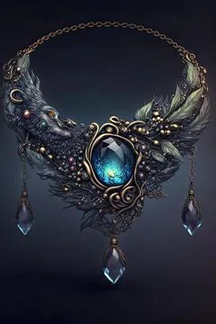 Necklace of adaptation Stock Illustration