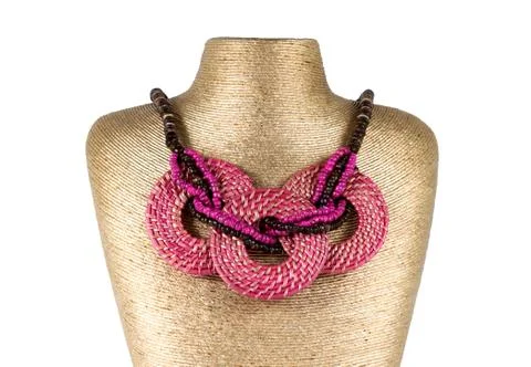 Necklace classical style on a white background . Stock-Fotos