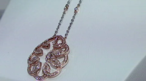 Necklace Stock Footage