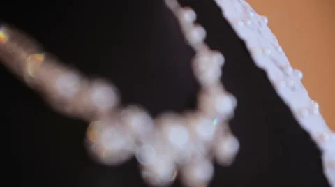 Necklace on a mannequin Stock Footage 63508215