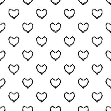 Necklace pattern seamless イラスト素材