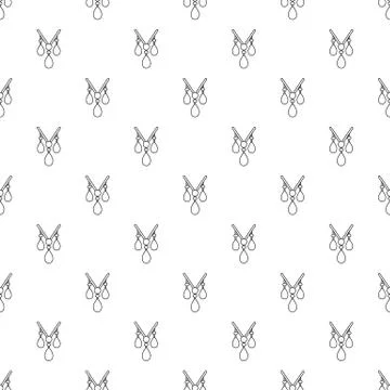 Necklace pattern seamless Stock Illustration